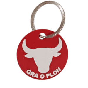 Brelok logo Byk Gra o plon