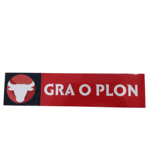 Naklejka mniejsza ,,Gra o Plon,, 27cmx7