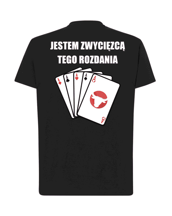 Koszulka ,,Jestem zwycięzcą tego rozdania,,  BIG BULL (NOWA KOLEKCJA)