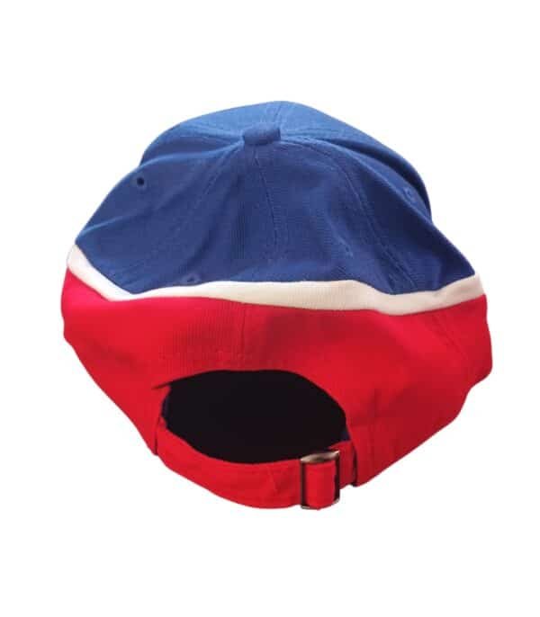 Czapka kaszkietówka Big Bull z haftem granat/bordo - obrazek 6