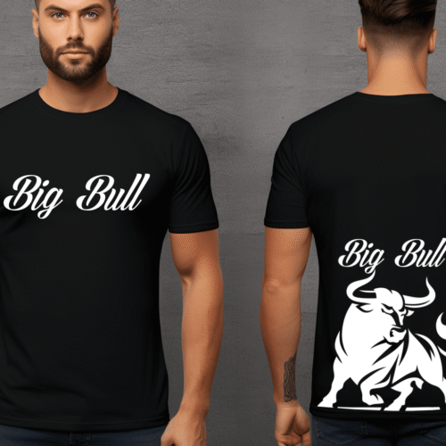 Koszulka Big Bull czarna z bykiem
