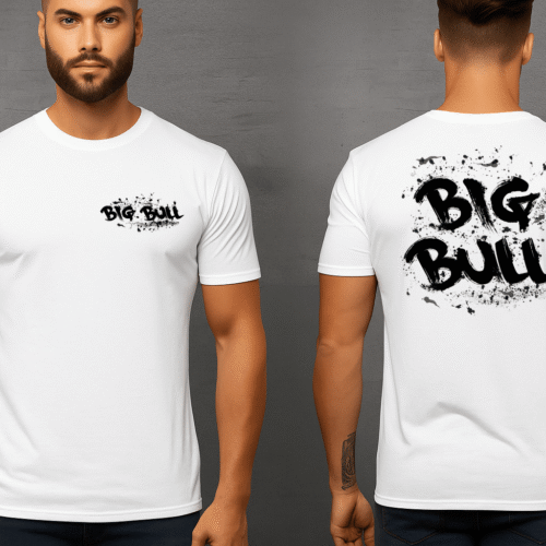 Koszulka „Big Bull” biała