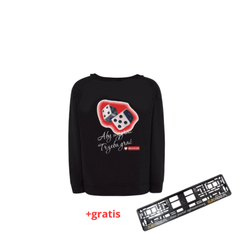 Bluza bez kaptura ,,Aby Wygrać Trzeba Grać” Rozmiar XXL