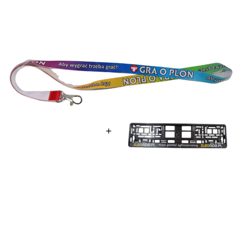 Smycz „Aby wygrać trzeba grać” + RAMKA